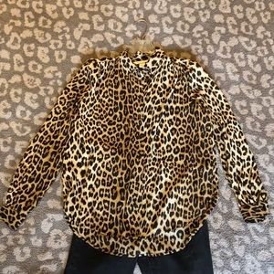 Leopard blouse